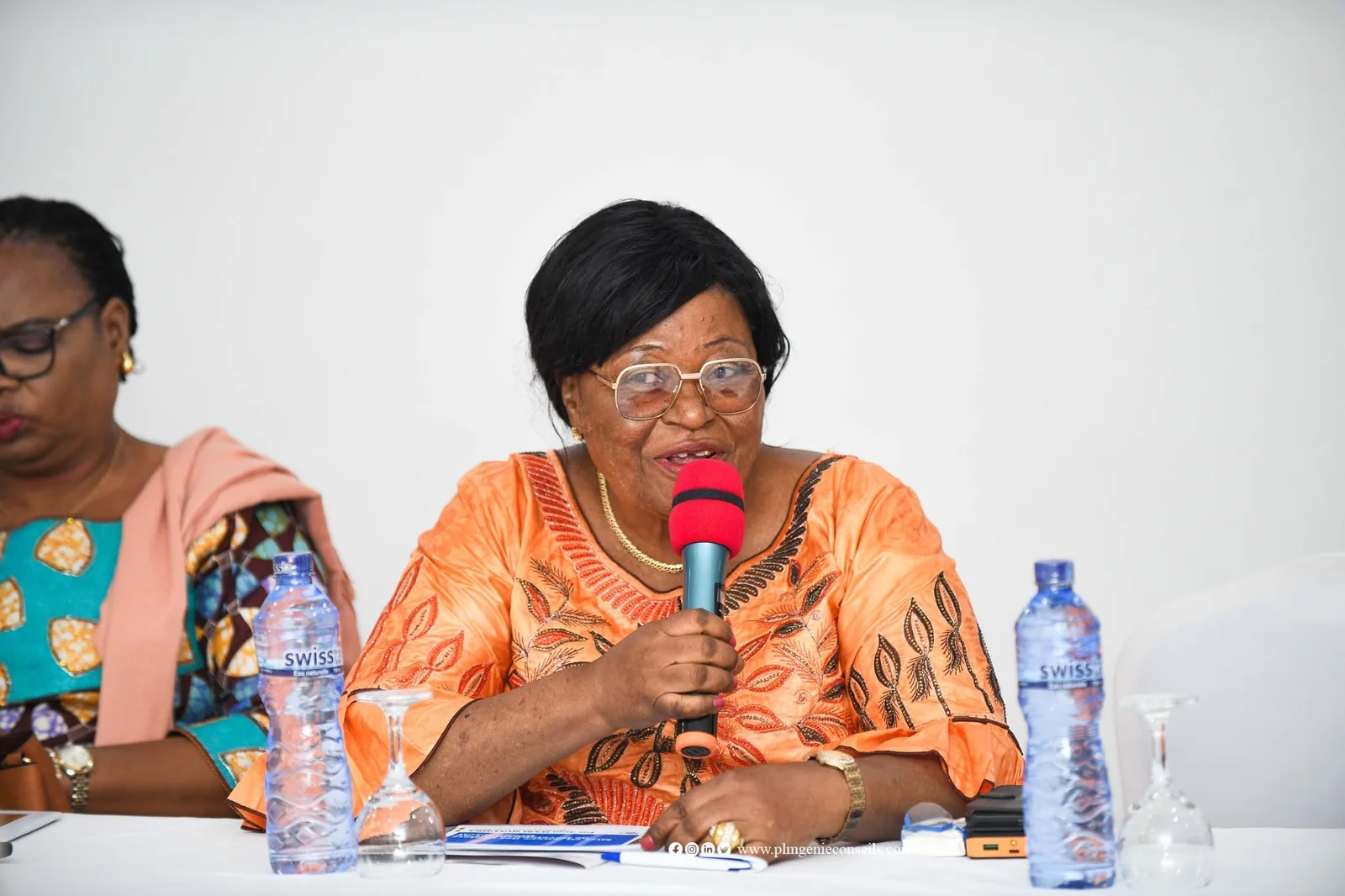 Intervention lors de la conférence de presse sur le projet Mbombo
